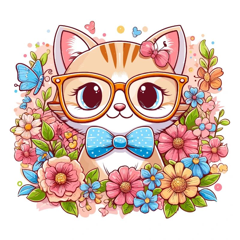 CAT, KITTEN, KITTEN, PET, FLOWER, MEADOW, SPRING