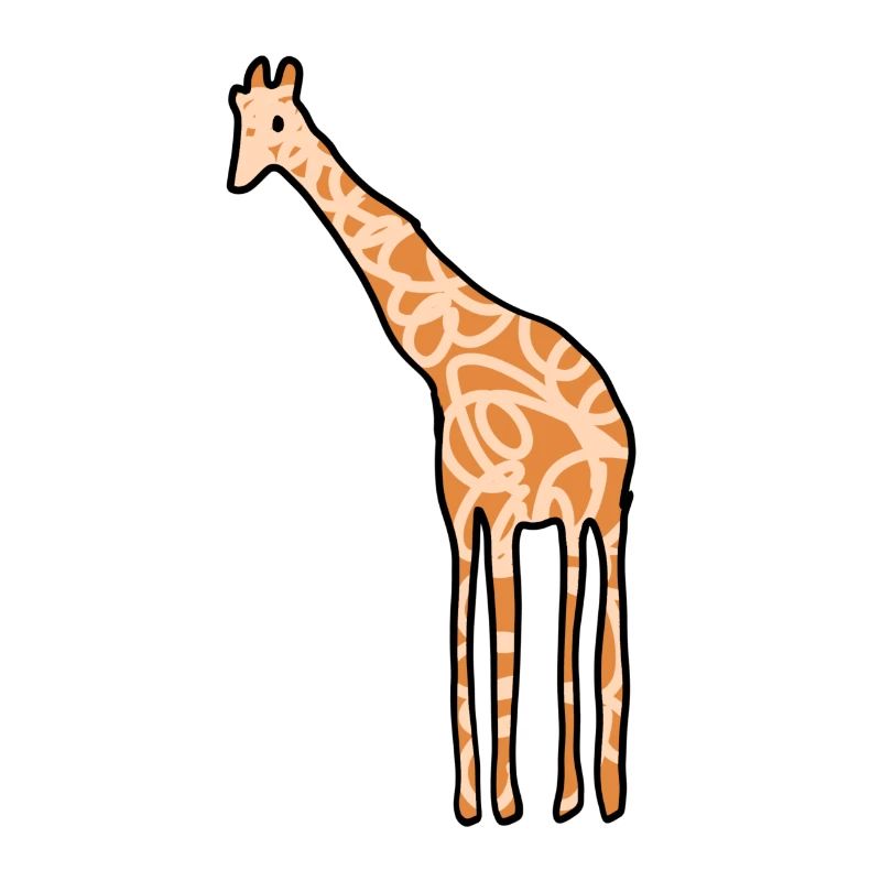 Icône d’animal girafe