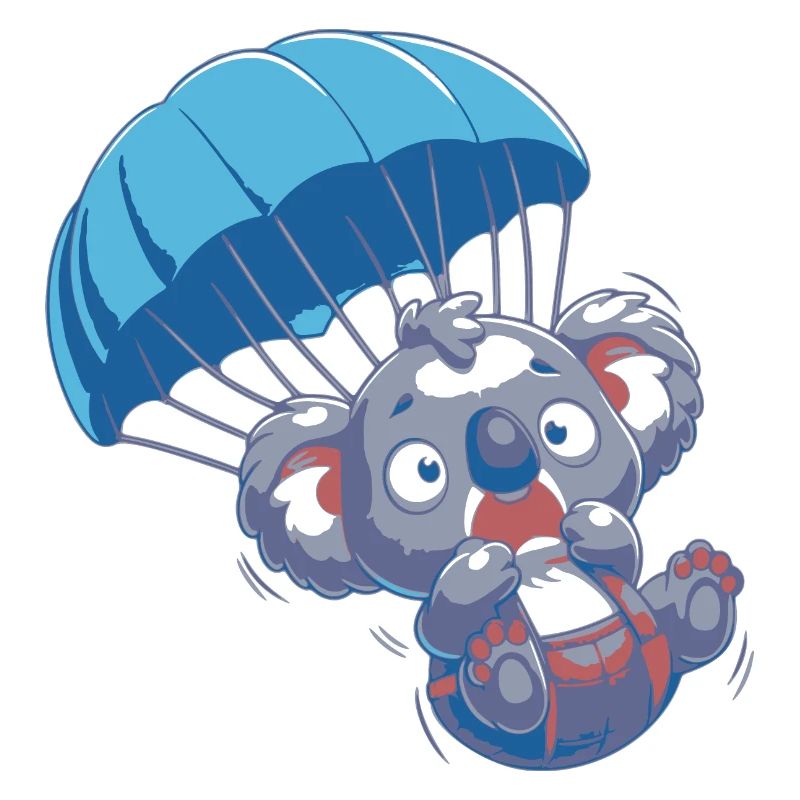 Koala effrayé