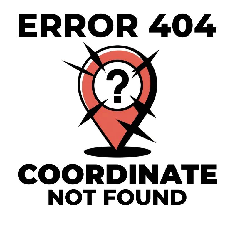 Question Mark Pin Lost Location GIS Error