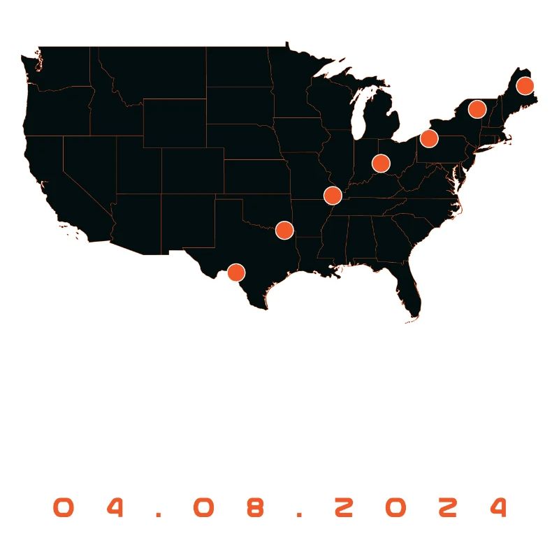 Total Solar Eclipse Map Path of Totality Lover