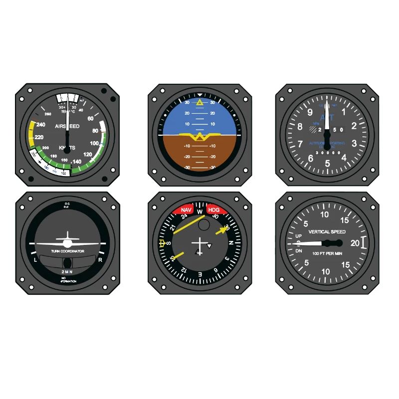 Funny Pilot Six Pack Aviation Flight Simulation