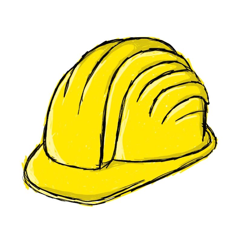 Bauarbeiter, Helm, Baustelle, Kran, Bagger