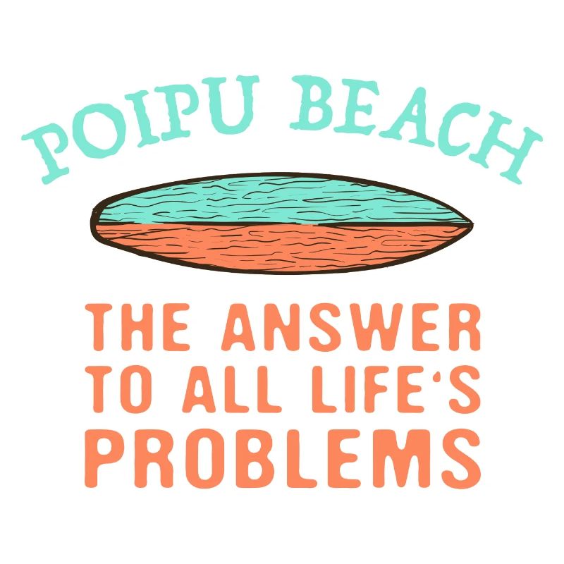 Poipu Beach Réponse à tous les problèmes de la vie Surf