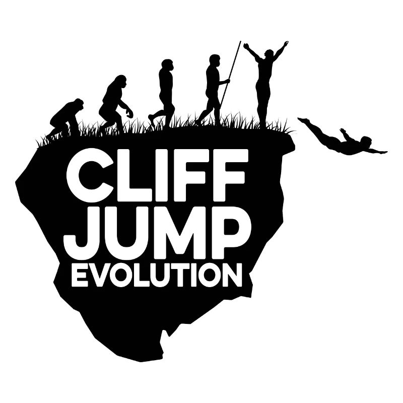 Cliff Jumping Evolution Graphic Cliff Jumper Tombs