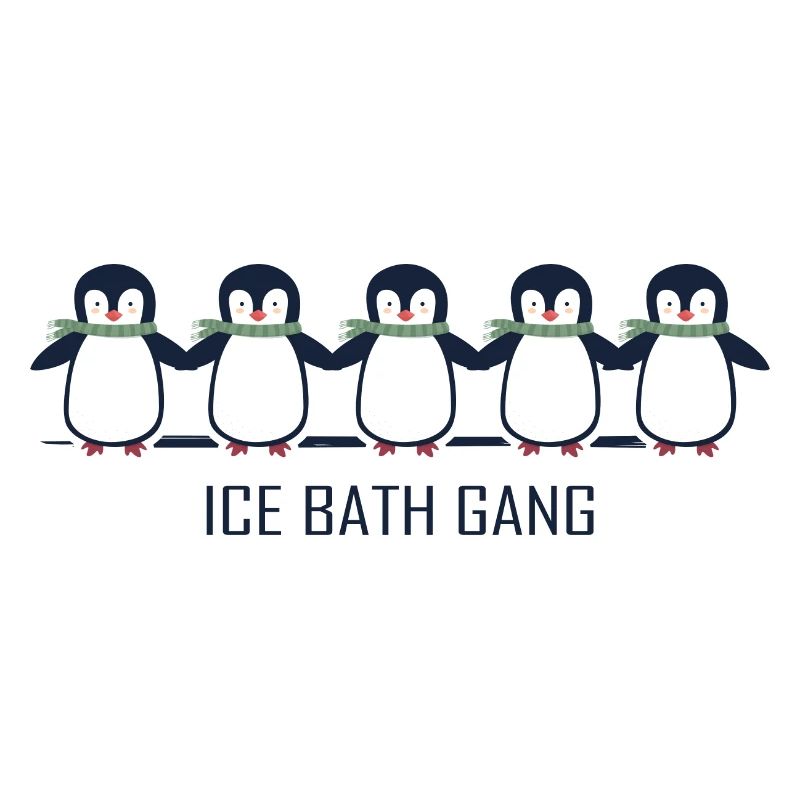 Baths Winter Baths Penguin Bathing