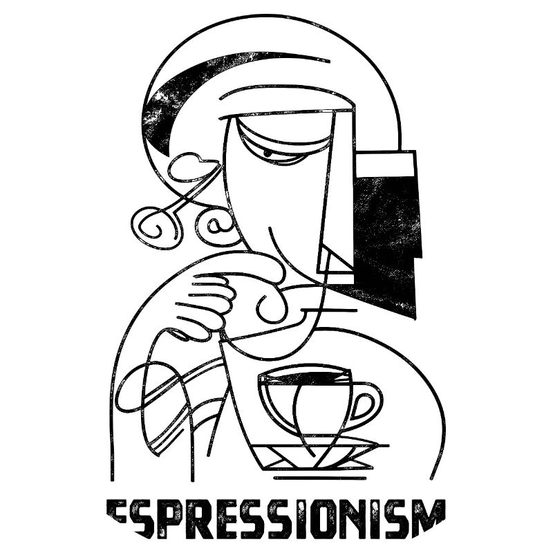 Espressionism - Espresso - Drinking Coffee
