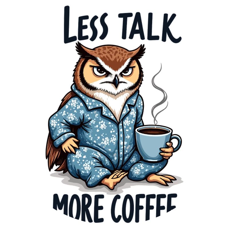 Less talking, more coffee – owl