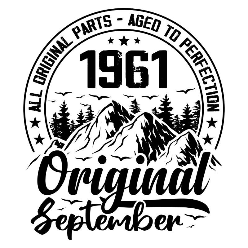 1961 September Original 63 Years Birthday Gift
