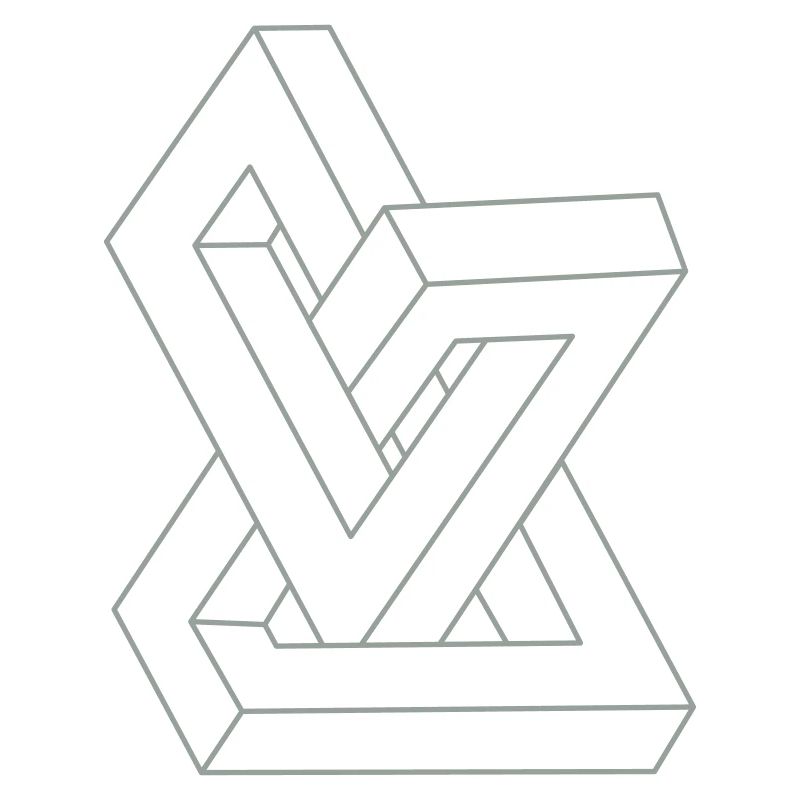 Optical illusion - Impossible figure