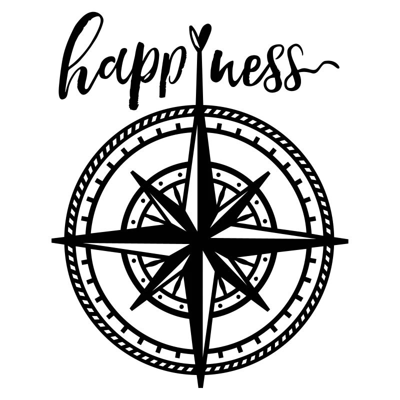Happiness | Maritimer Look | Kompass | Ausrichtung