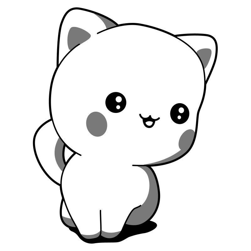 Chaton chibi kawaii