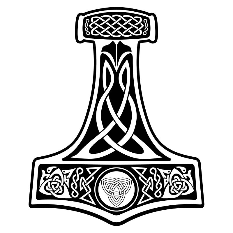 Viking mjollnir thor marteau