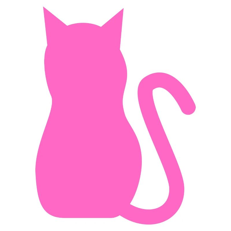 Pinke Katze