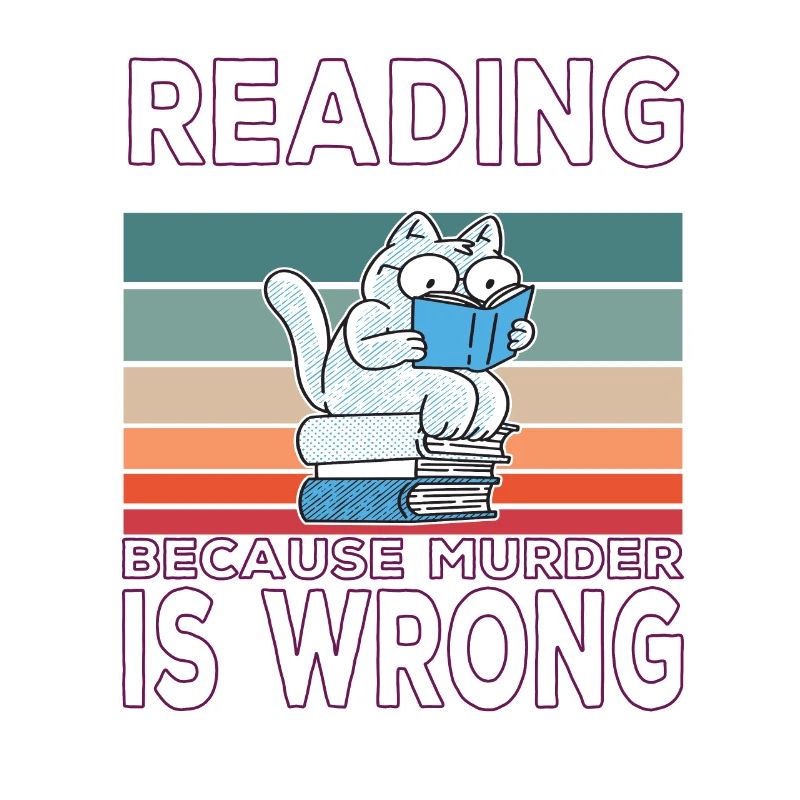 Reading because murder is wrong Buchleser Spruch