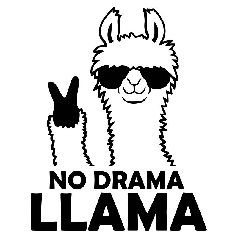 Cool No Drama Llama