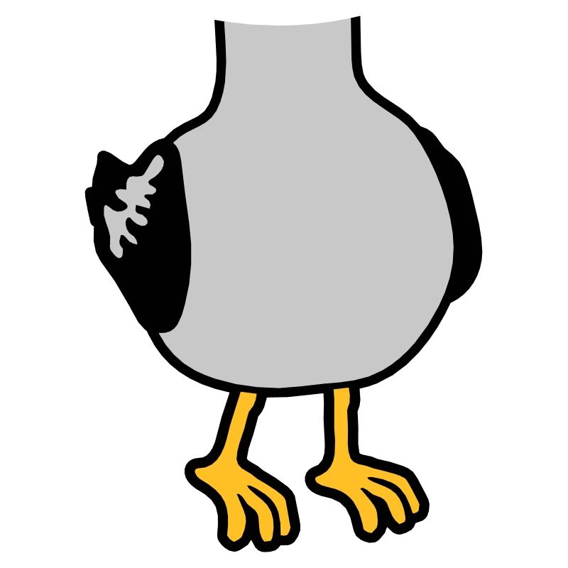 Möwe ohne Kopf Kostüm