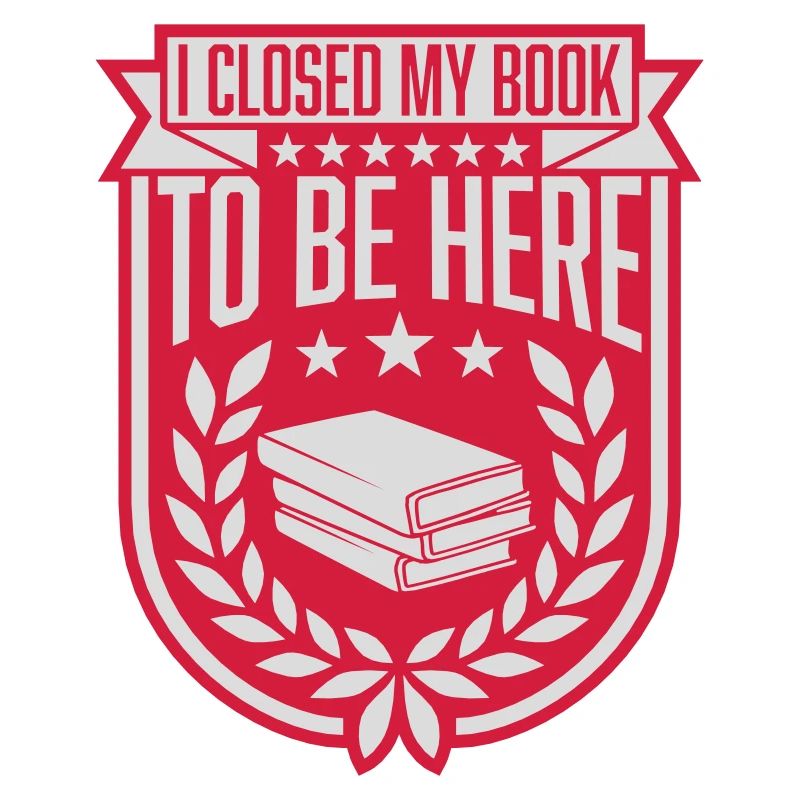 I closed my book