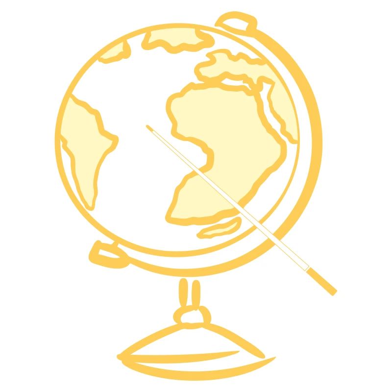 Globe. Géographie. Enseignant