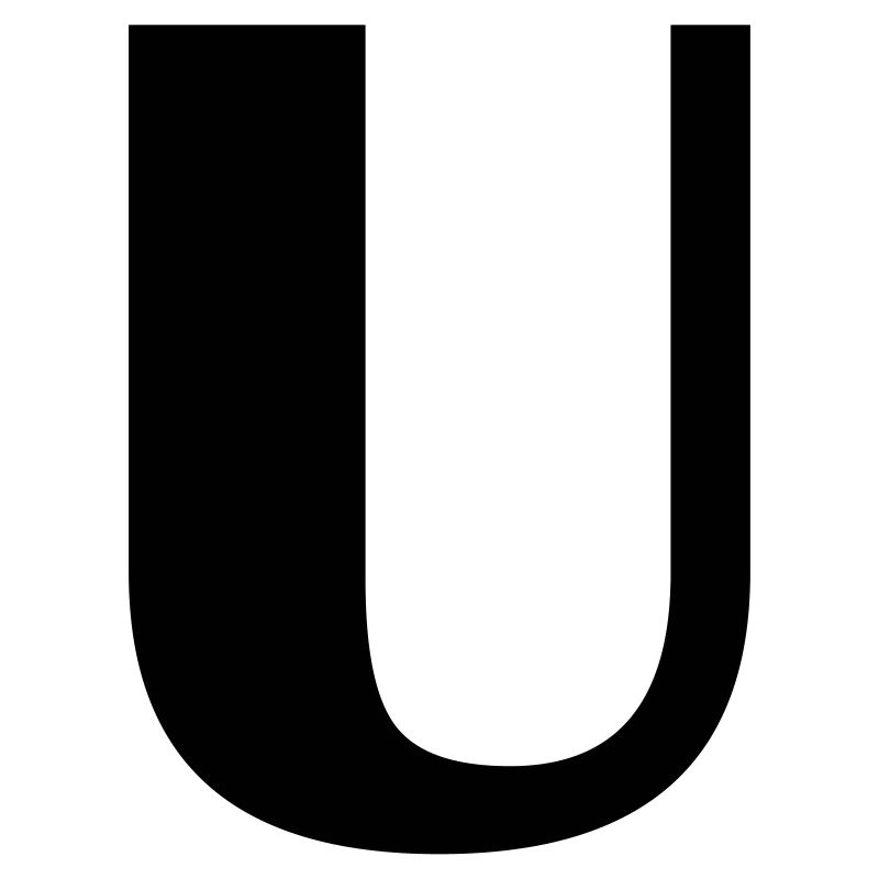 Letter U