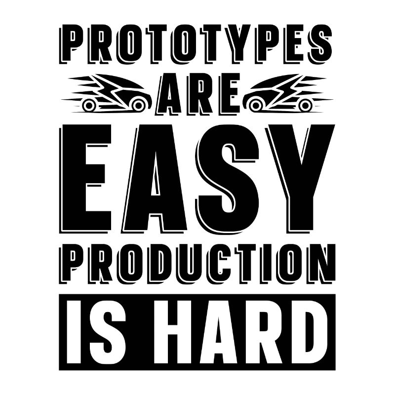 Les prototypes sont faciles Programmeur Ingénieur Robotique
