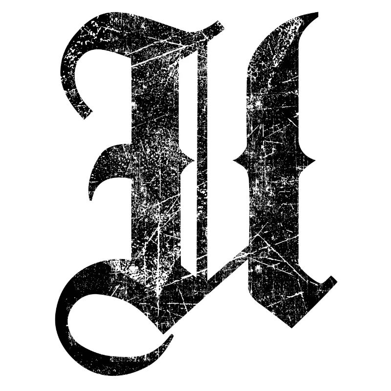 Tshirt alphabet initial U