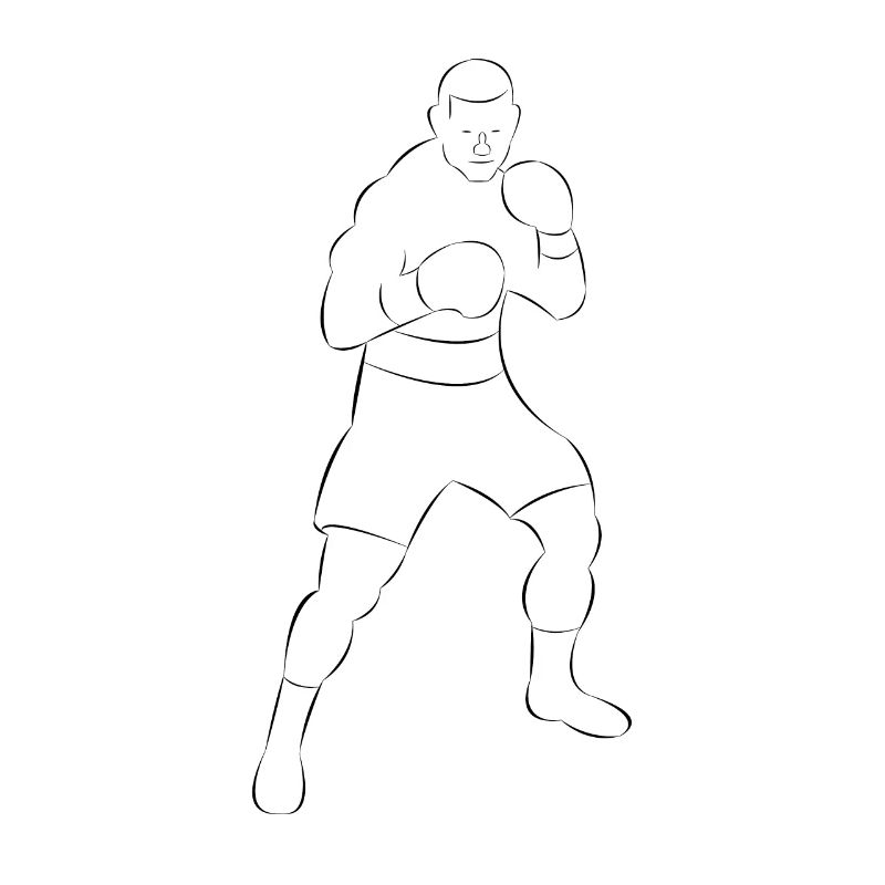 Boxer drawn