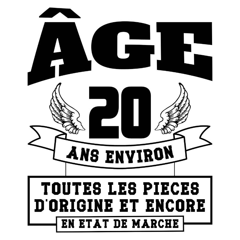 âge 20 ans environ
