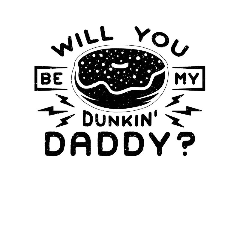 Will You Be My Breakfast Coffee & Donuts Lover