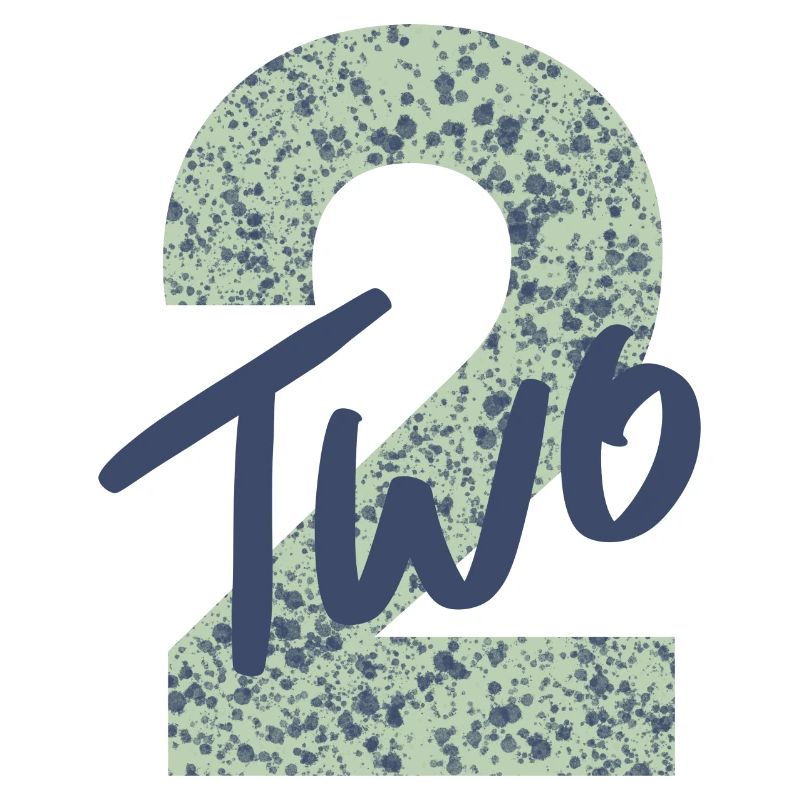 Number / Two / 2 / Birthday / Second / Number