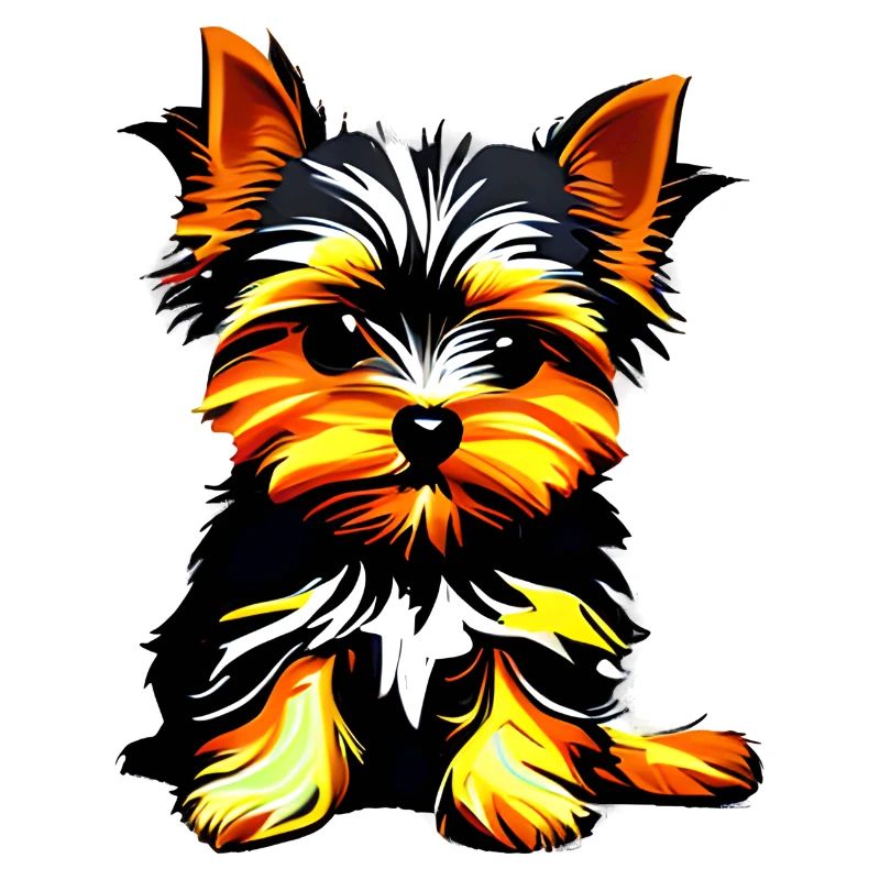 Propriétaire de chien chiot chiot Yorkshire terrier