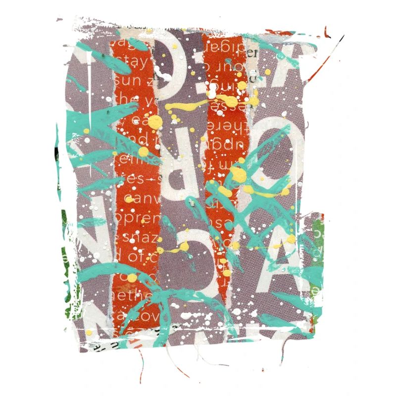 Newspaper Clips Scrapbook Magazines Alphabet Code