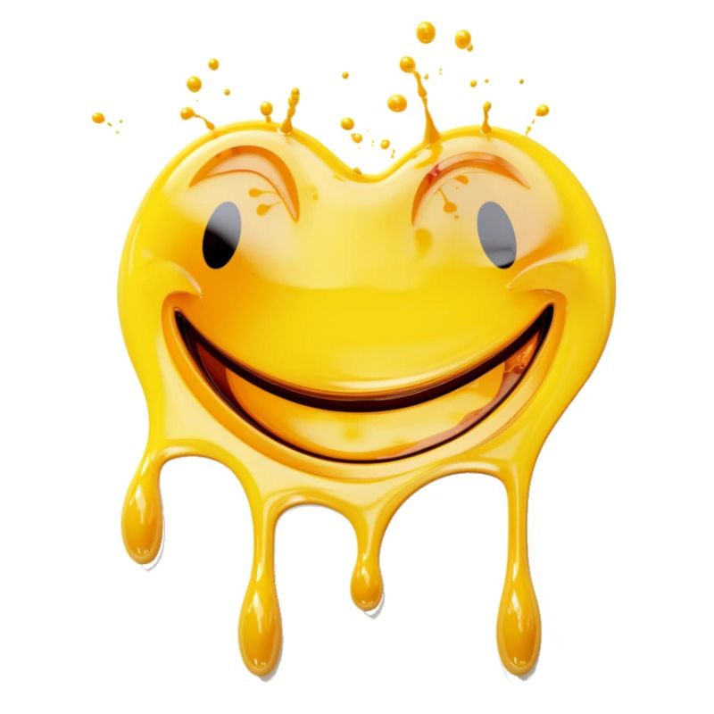 das zerlaufende Lachen