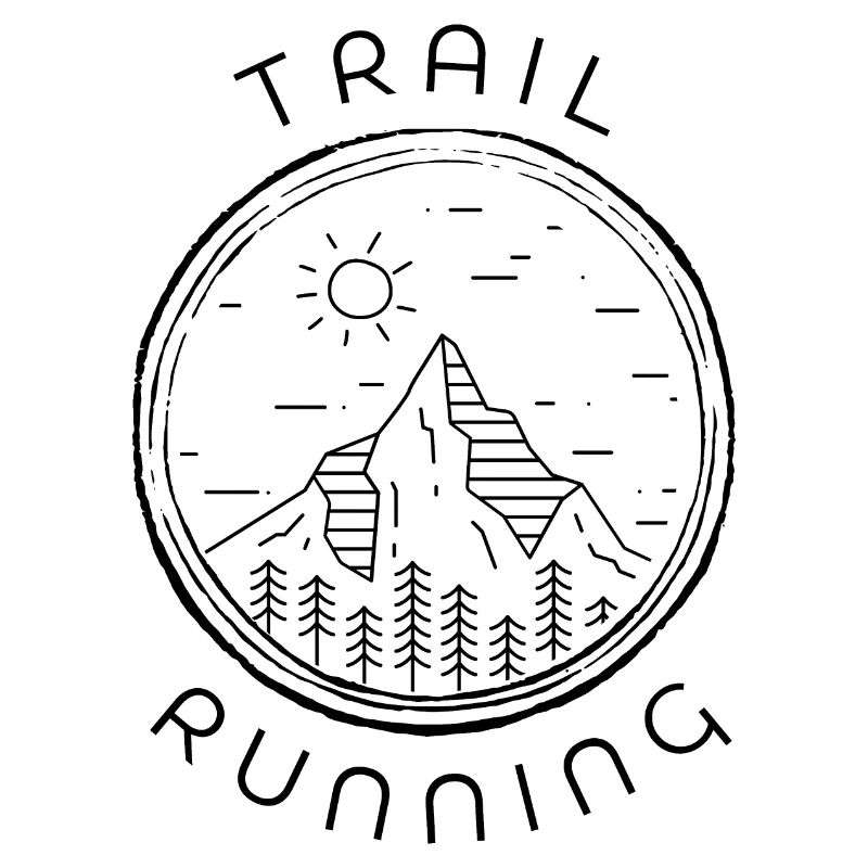 Trail Running Berge Wald Sonne
