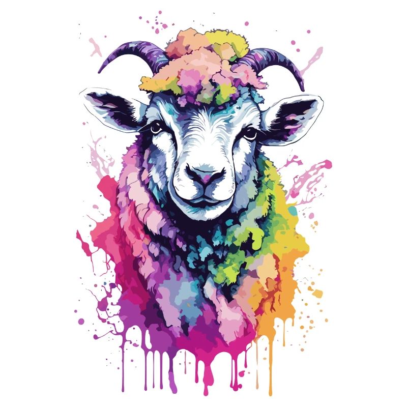 Devient cool mignon dans un design coloré et cool