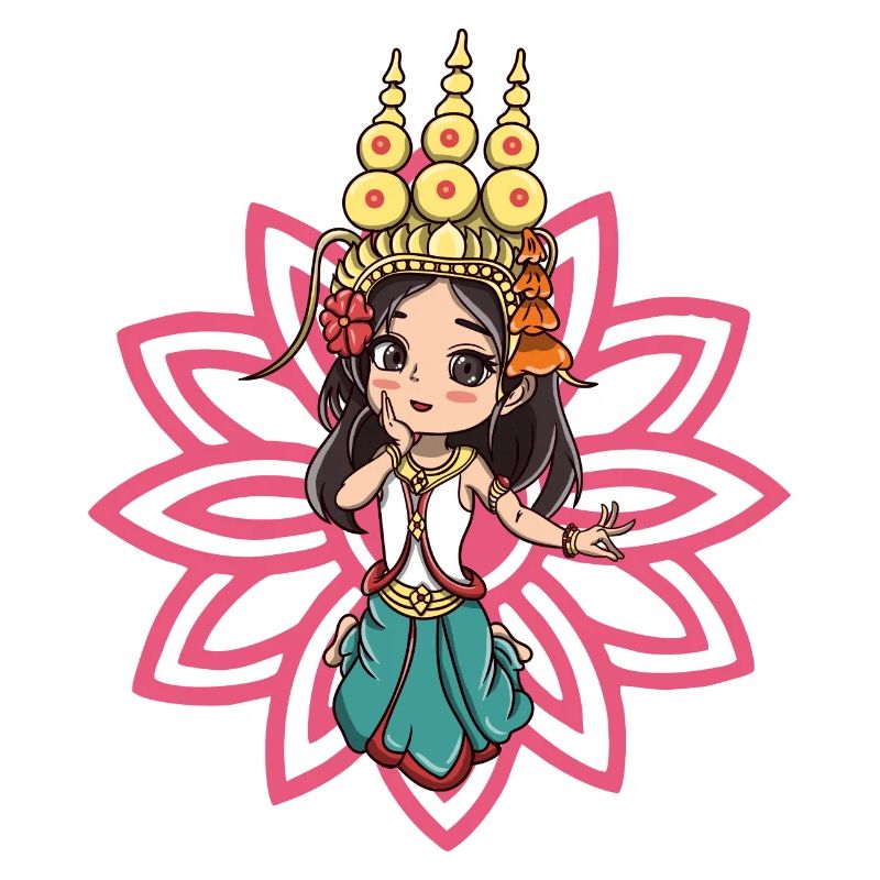 Cambodia Tradition Dance Khmer Apsara I Gift