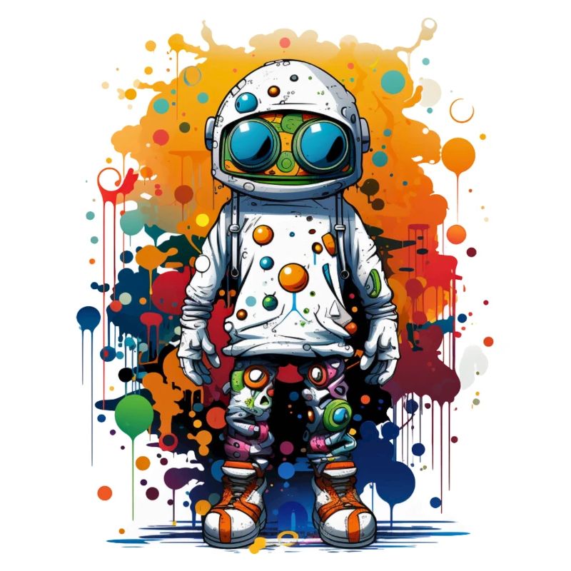 Galactic Artistry: Blast Off with Trendsetting.