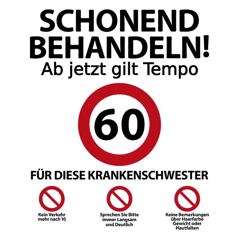 60 Geburtstag Krankenschwester Geburtstagsgeschenk