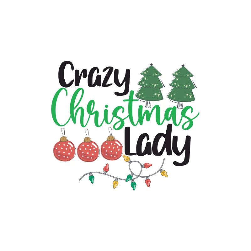 crazy Christmas lady