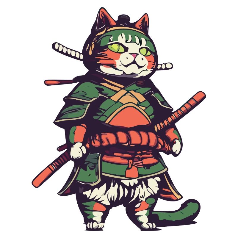 Samurai Cat