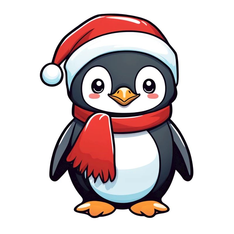 Penguin Christmas Hat