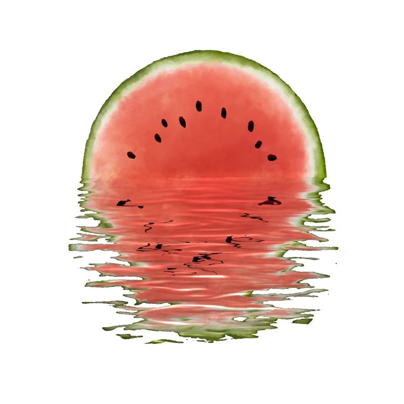 Coucher de soleil melon