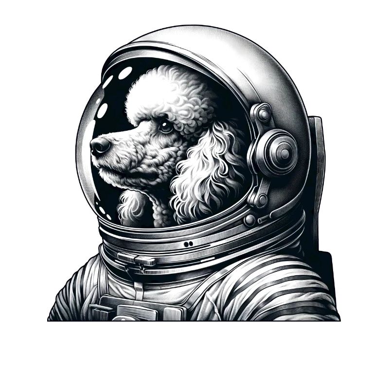 Caniche Astronaute Aventure Spatiale