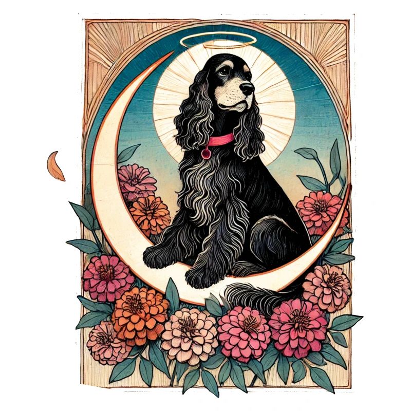 Schwarzer Cocker Spaniel