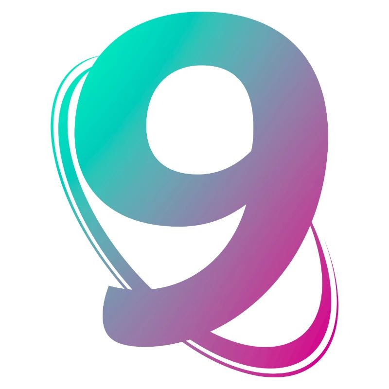 Number 9 multicolor