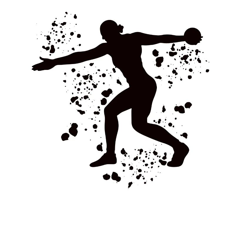 Diskuswerfer Colorsplash Diskuswurf