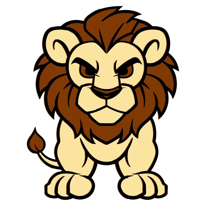 Lion Comic Animal