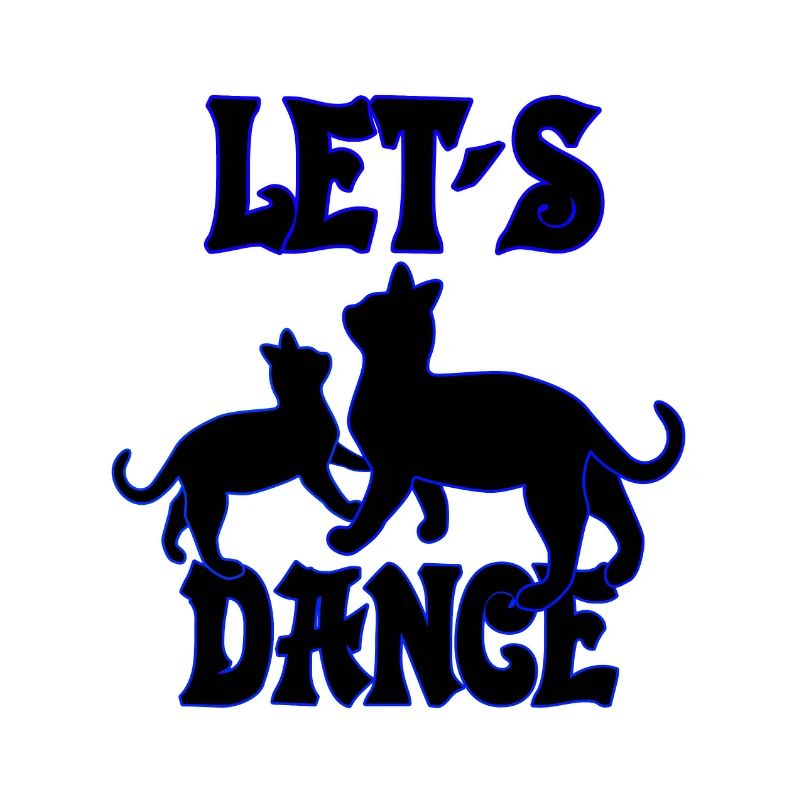 Les chats dansent ensemble
