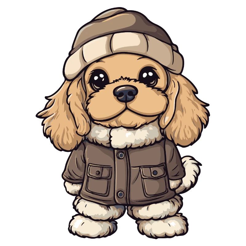 Cocker Spaniel Chien Hiver