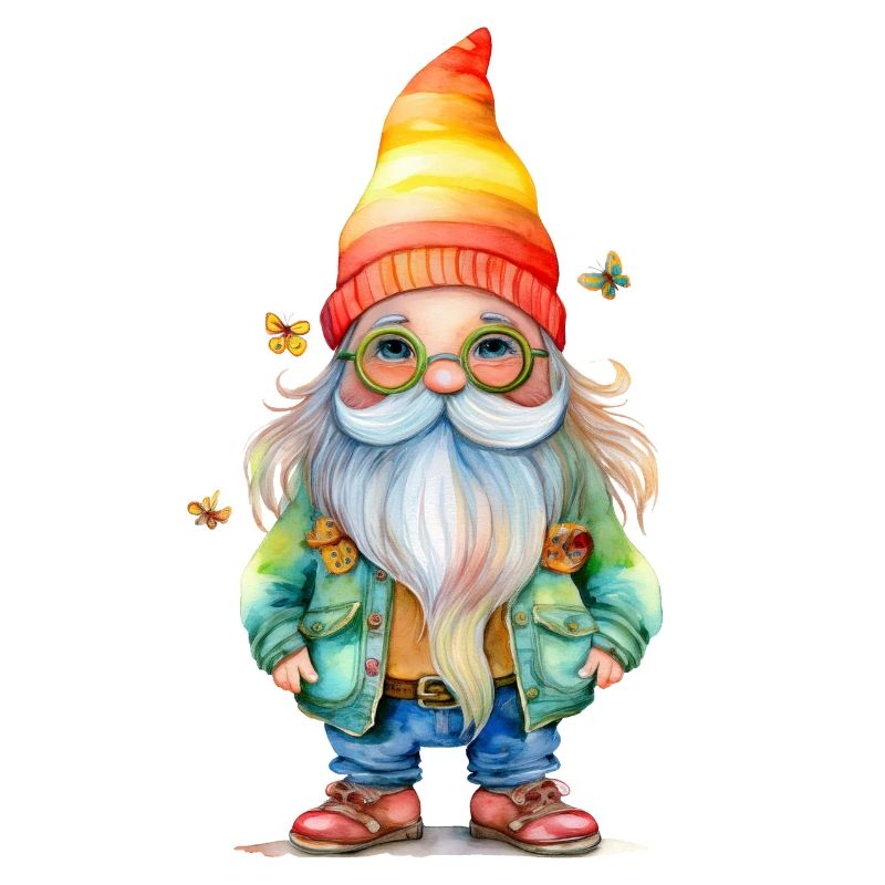 Hippie Gnom oder Zwerg